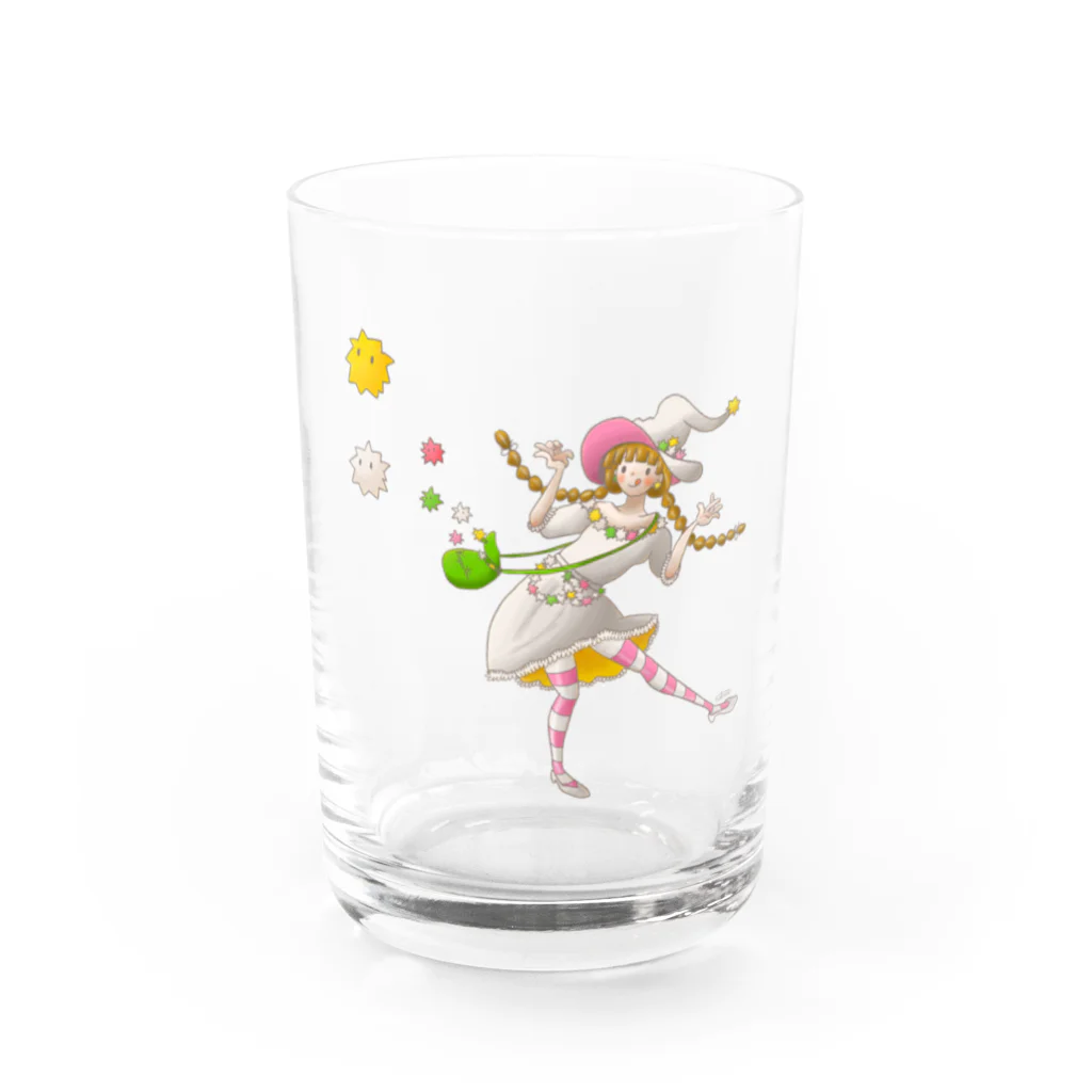 かとう・さくらの金平糖の魔女 Water Glass :front