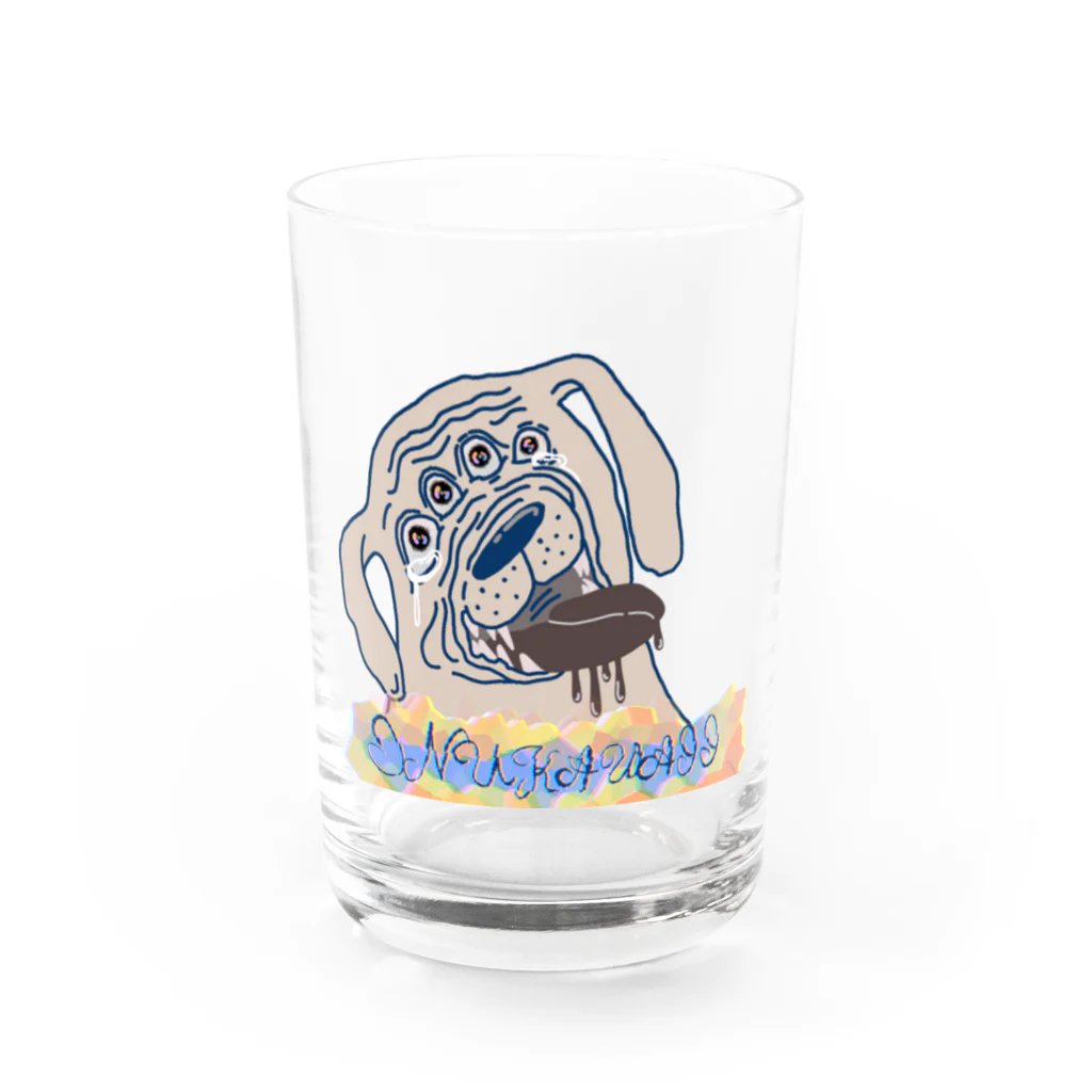ktmのかわいい犬 Water Glass :front