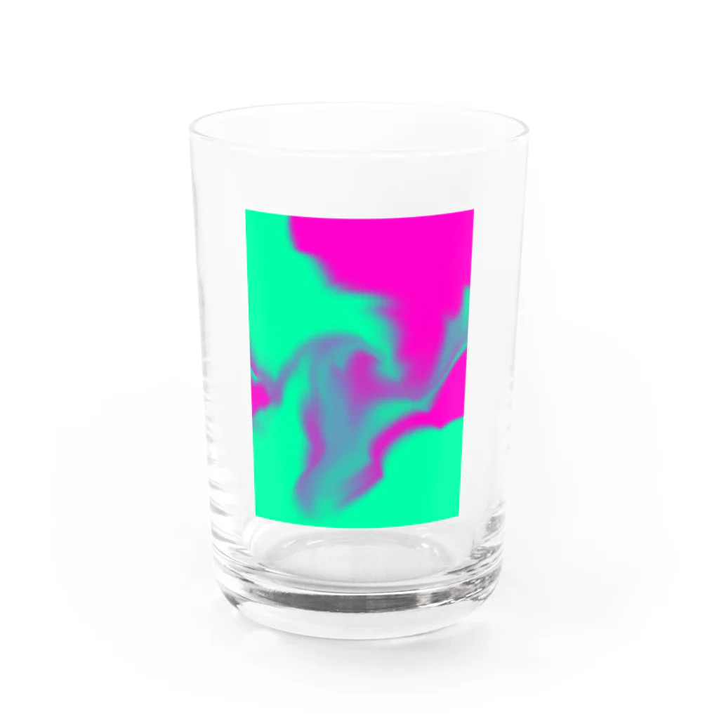 レスリーのサイケマーブル Water Glass :front