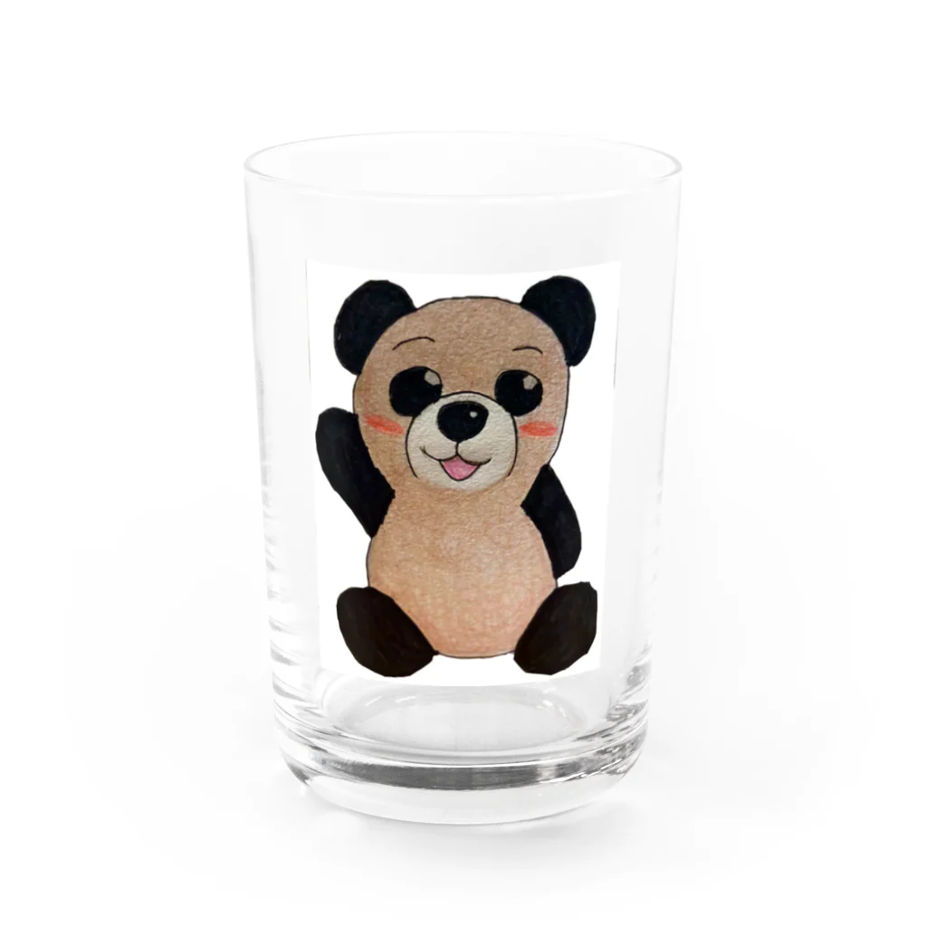 めぐみん。🐰🧸のくまンダ Water Glass :front