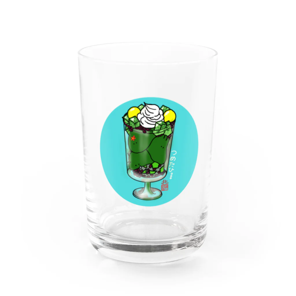 marimowのにくまんまりも  Warabiなひえひえ Water Glass :front