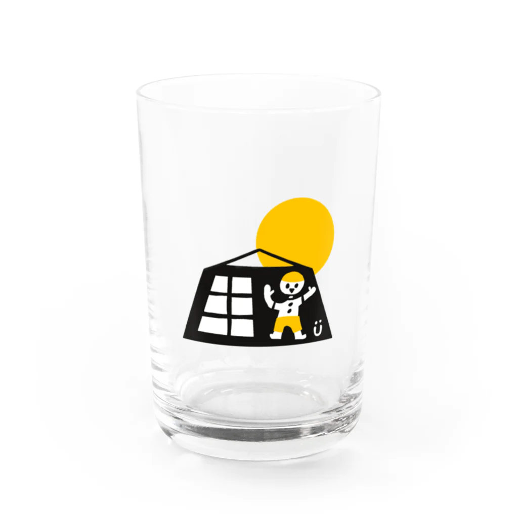 ぽつねん帖のÜto camp シリーズ  Water Glass :front