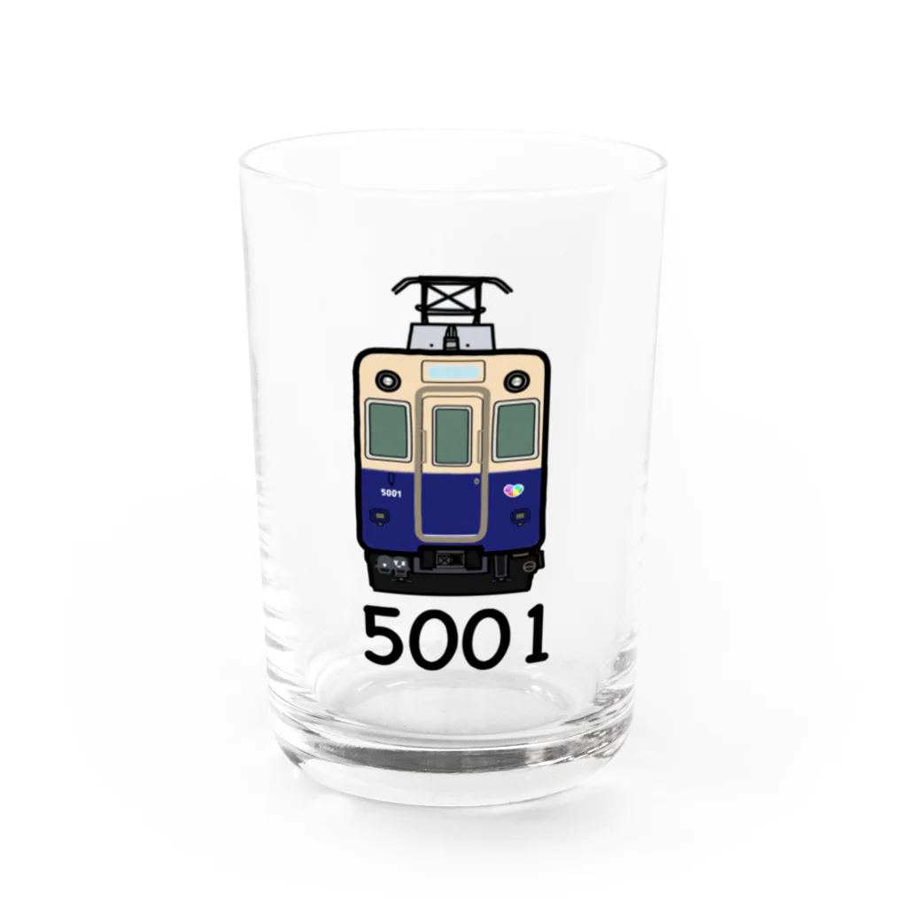 Reel-to-Reelりーるとぅりーるの阪神5001形 Water Glass :front