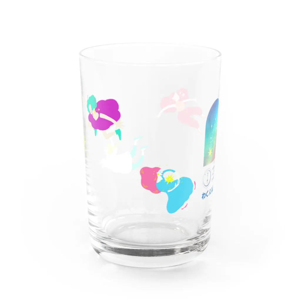 into_kocoroのわくスパ部★みんなでスパーク！グラス Water Glass :front
