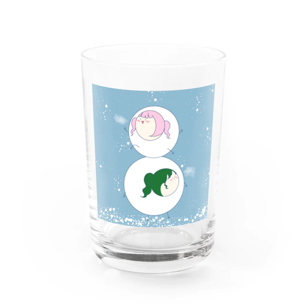 めこのみせのめこしゃけ  ゆきんこver. Water Glass :front