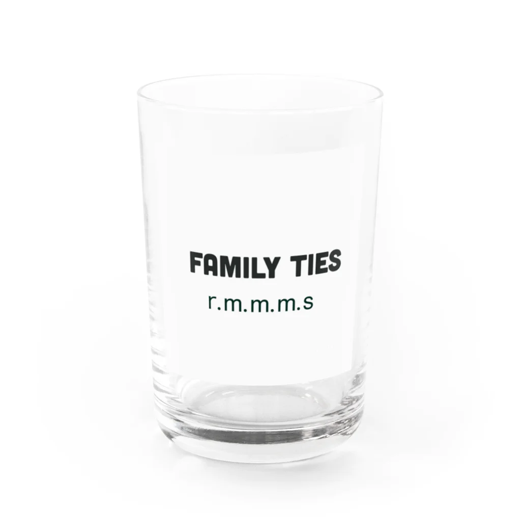 family tiesのfamily ties Water Glass :front