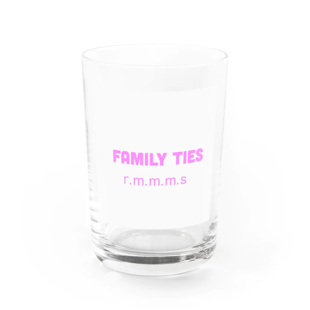 family tiesのfamily ties Water Glass :front