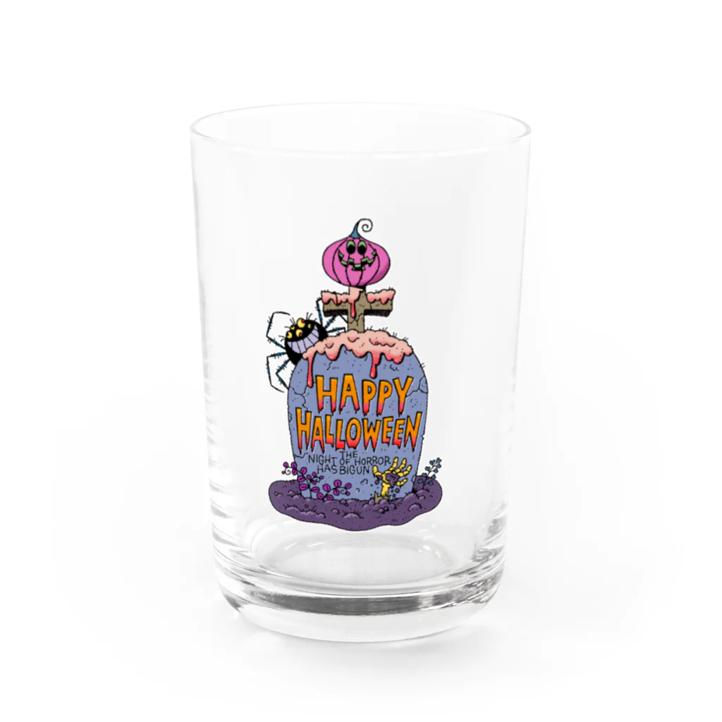 P-TOSHIのハロウィーン Water Glass :front