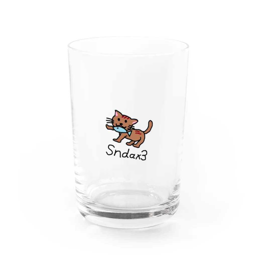 真田のにゃんこまる by Sndax3 Water Glass :front