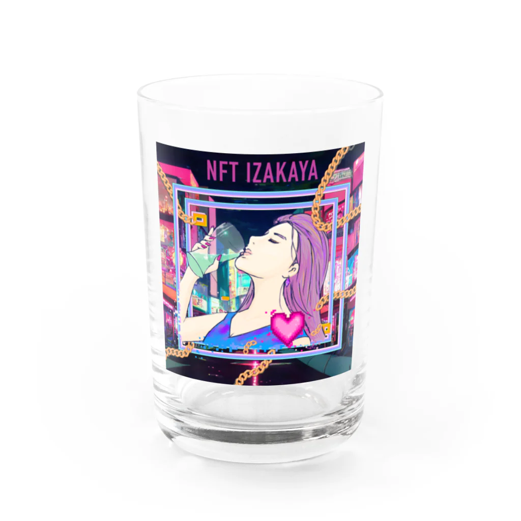 KOKI【CUTE POOPS NFTs】2コレ展開&NFT居酒屋オーナーのNFT IZAKAYA Goods グラス前面