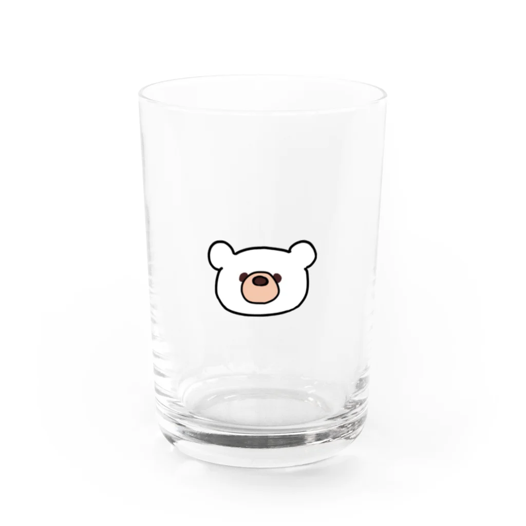 クマのブルくんのクマのブルくん Water Glass :front