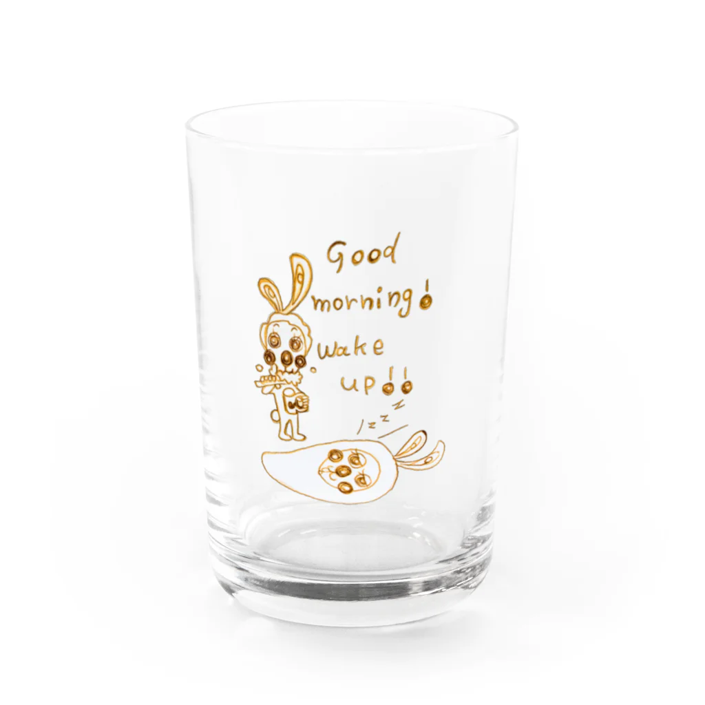 uminoneblueのGood morning! wake up!! Ver.2 Water Glass :front