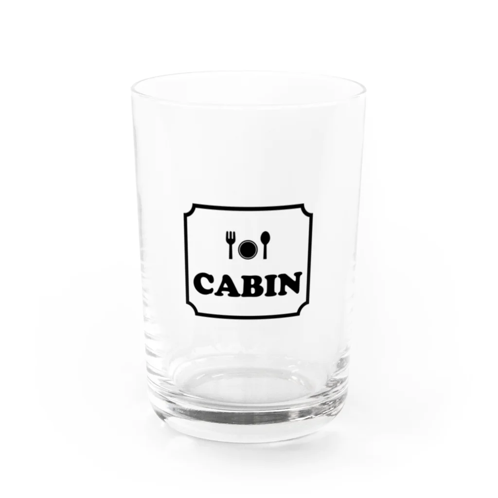 Cafe Cabin kanaeのカフェキャビン応援グッズ Water Glass :front