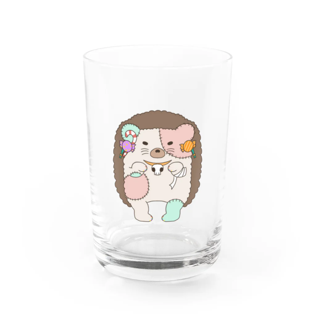 ひーく。-ハリネズミ実況者-のハリネズミひーく。ハロウィンゾンビ！ Water Glass :front