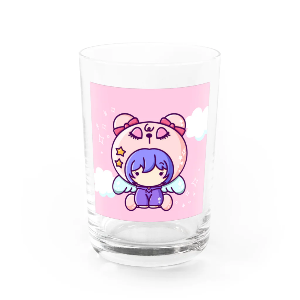 reo_chibiisのCryptoChibiisゆめかわくま Water Glass :front