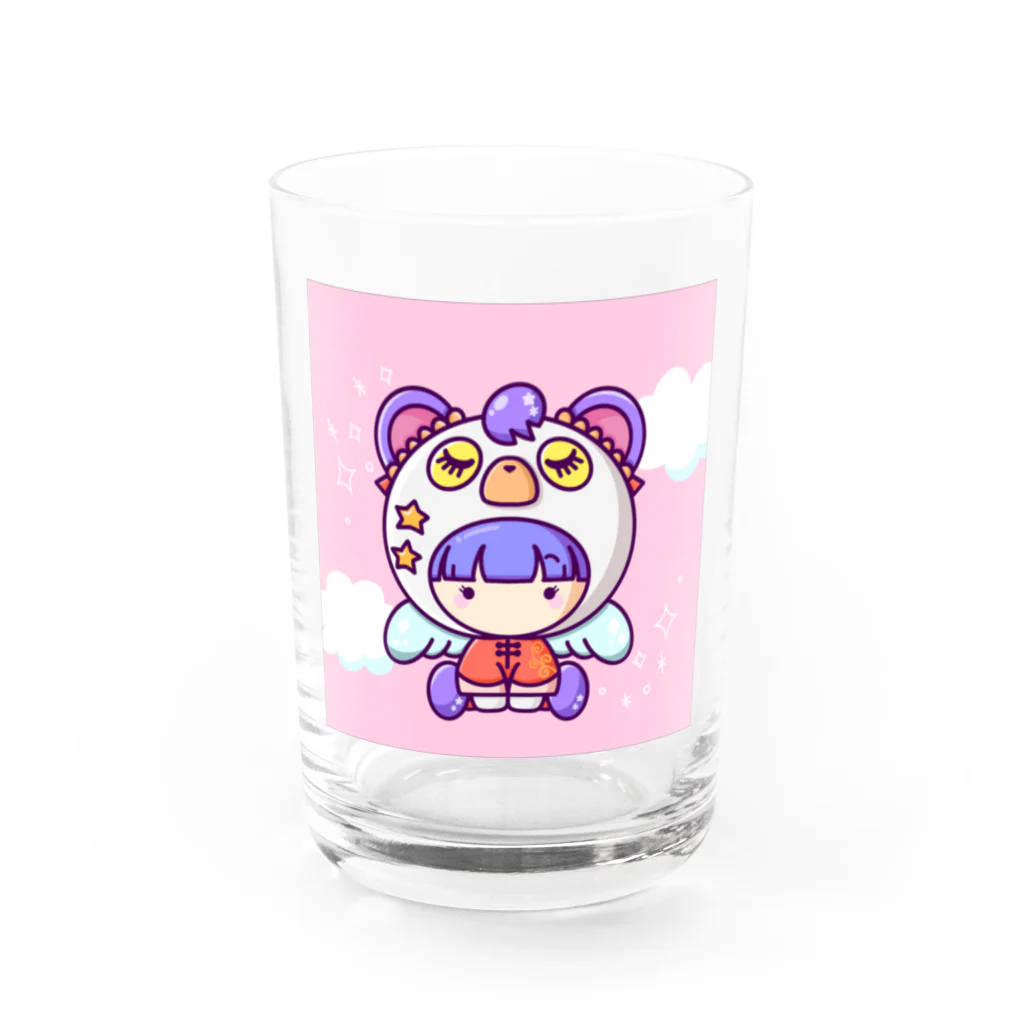 reo_chibiisのCryptoChibiisゆめかわパンダ Water Glass :front