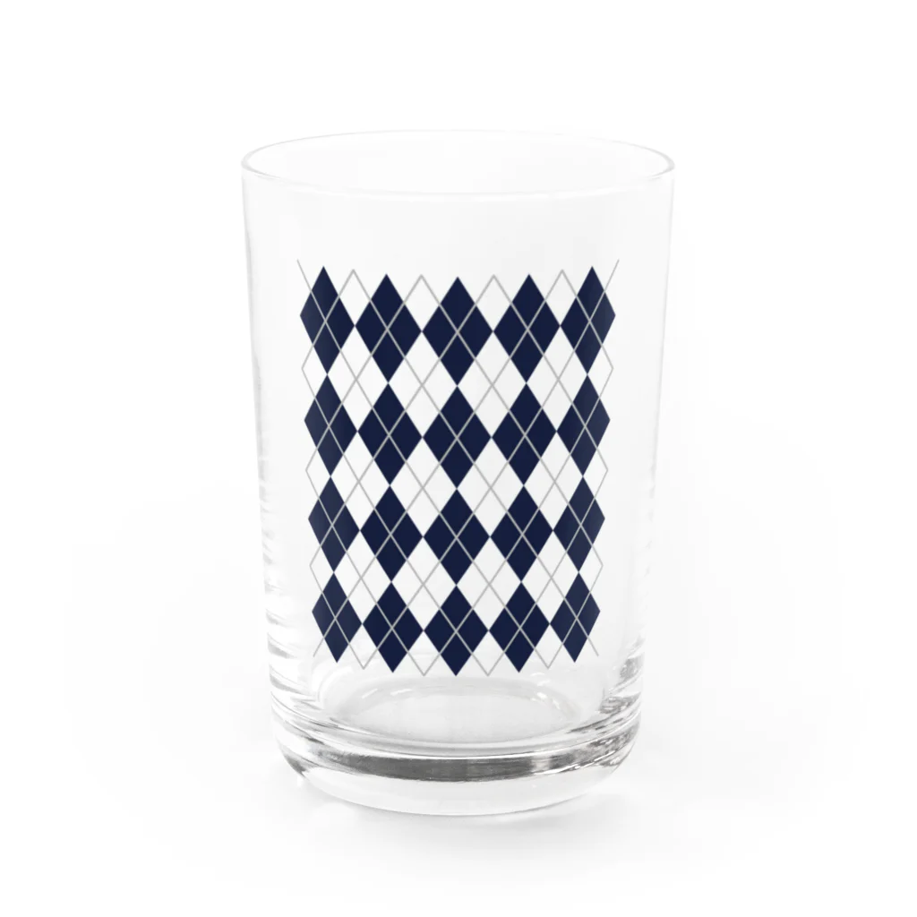 キッズモード某のアーガイル Water Glass :front