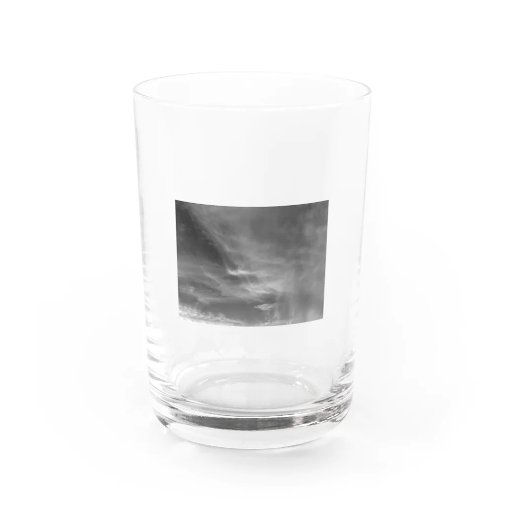 shinryu10の🐲開運☆神龍群🐉モノトーン⭐️ Water Glass :front