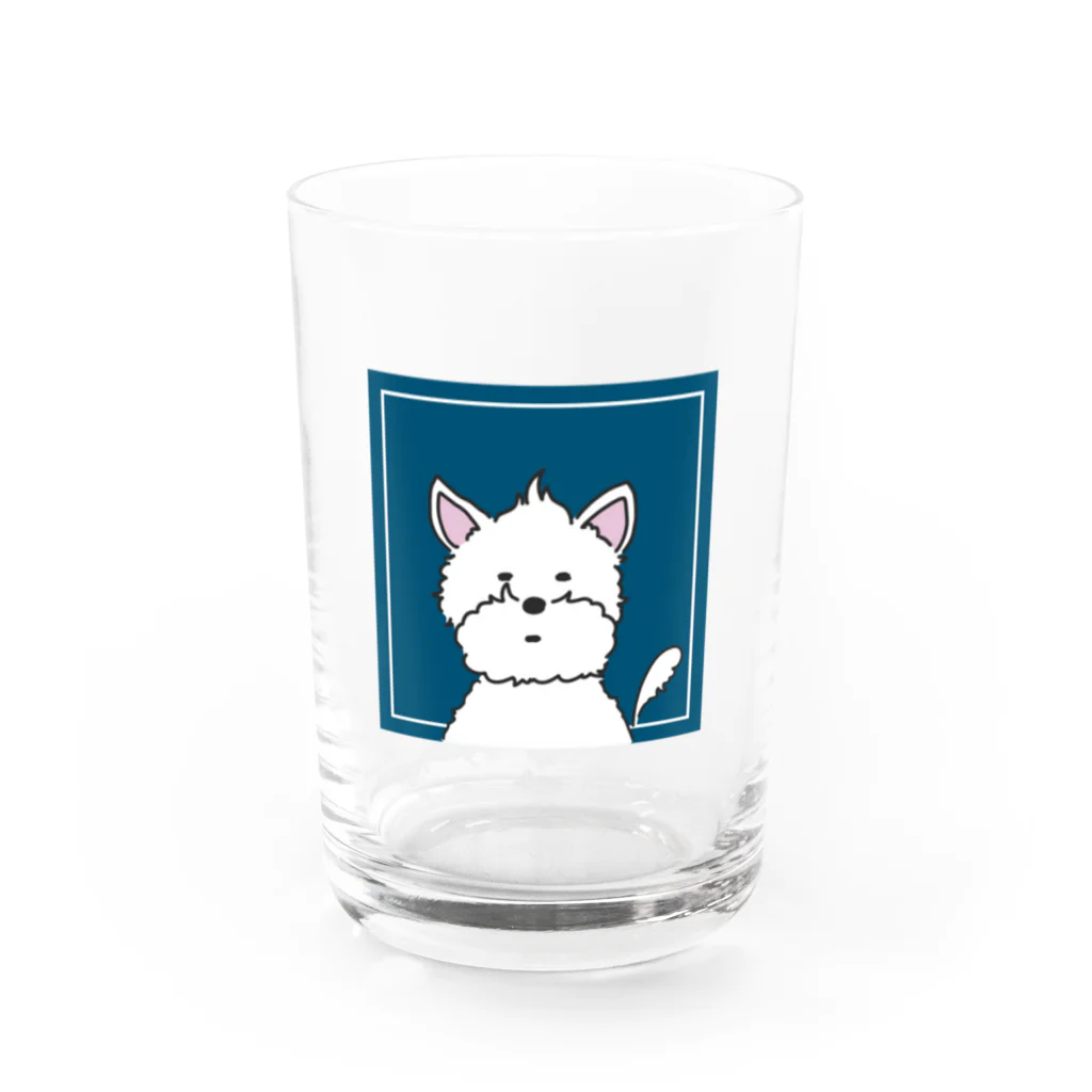 monmokoの寝癖モサ2 Water Glass :front