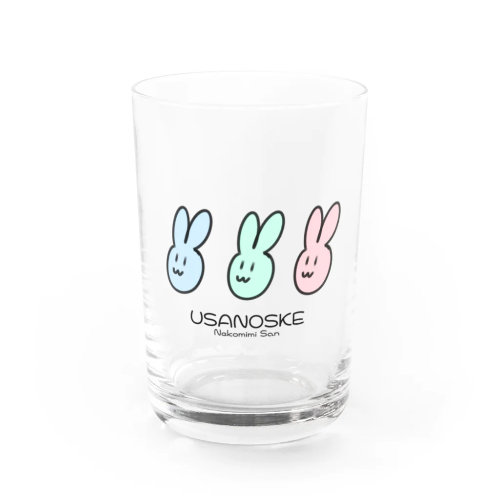 ねこみみさんのうさのすけシリーズ Water Glass :front