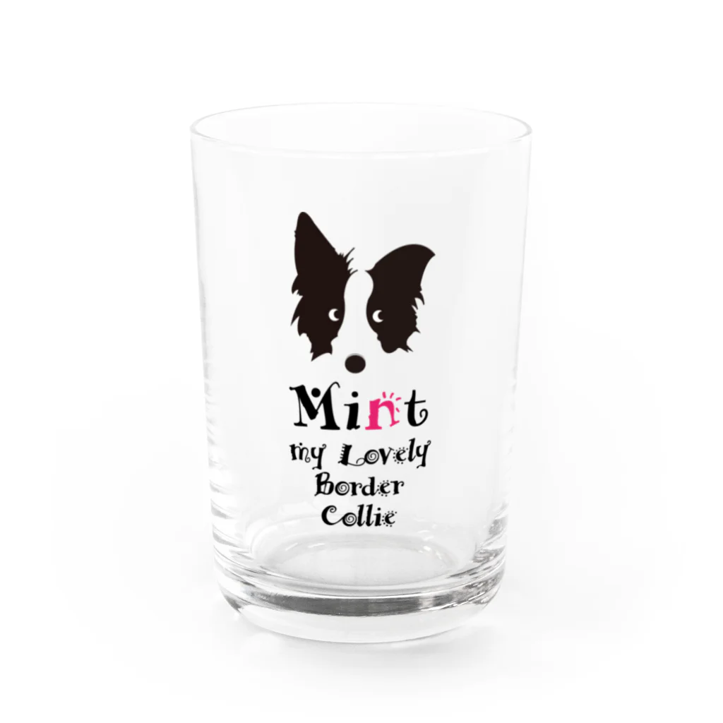 Bordercollie StreetのBD-Mint1 Water Glass :front