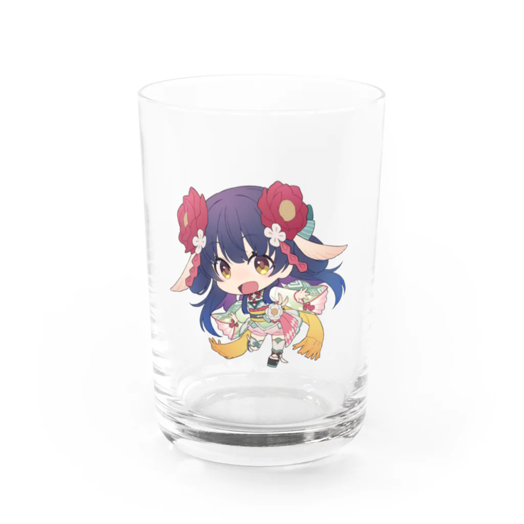 花琴いぐさ👻🌸妖怪Vtuberですのちびいぐさ Water Glass :front