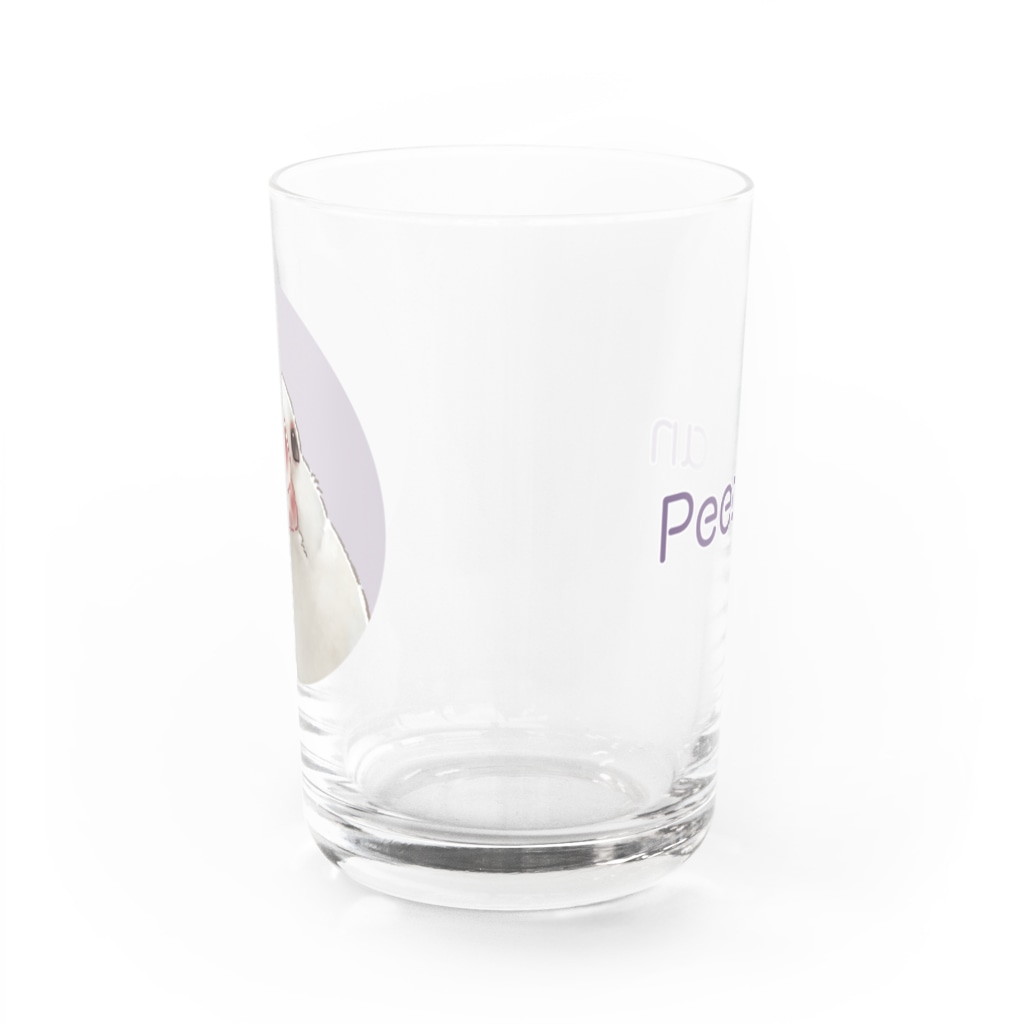 卯月まめのもふもふイラスト屋さんの2 Water Glass :front