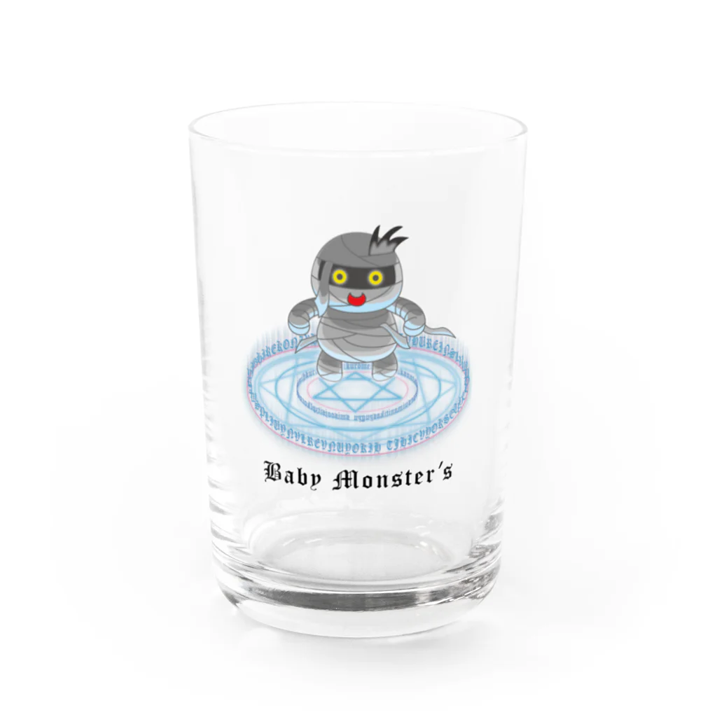 かいほう屋のBaby　Monster’ｓ「ミイラ君」 Water Glass :front