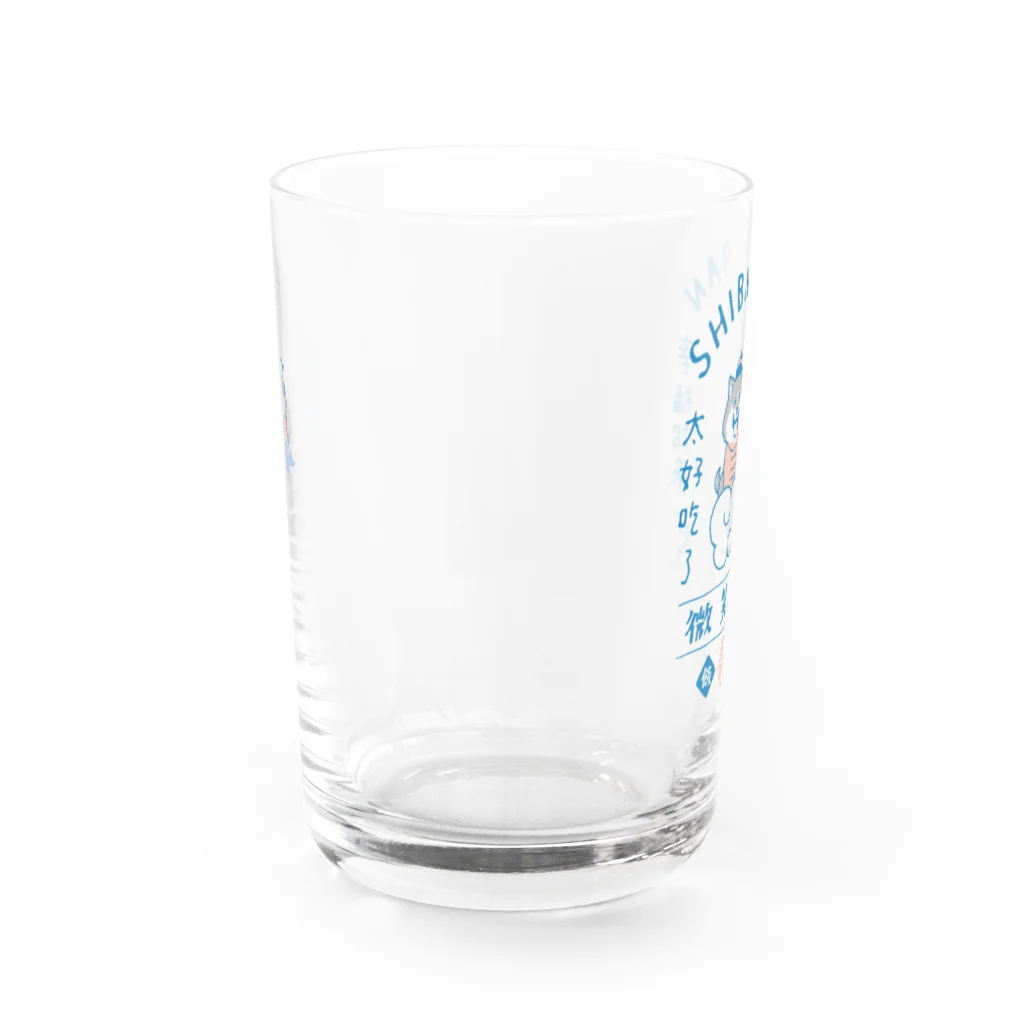 mindwaveincのしばんばん 微笑柴犬飯店（黒） Water Glass :front