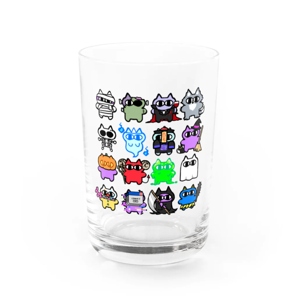 あぱもーてるのハロウィン謎性 Water Glass :front