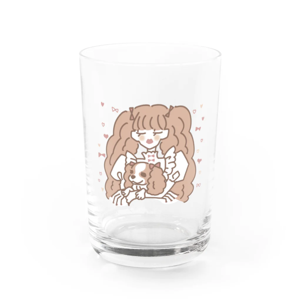 絵湖-eco-のおそろい Water Glass :front