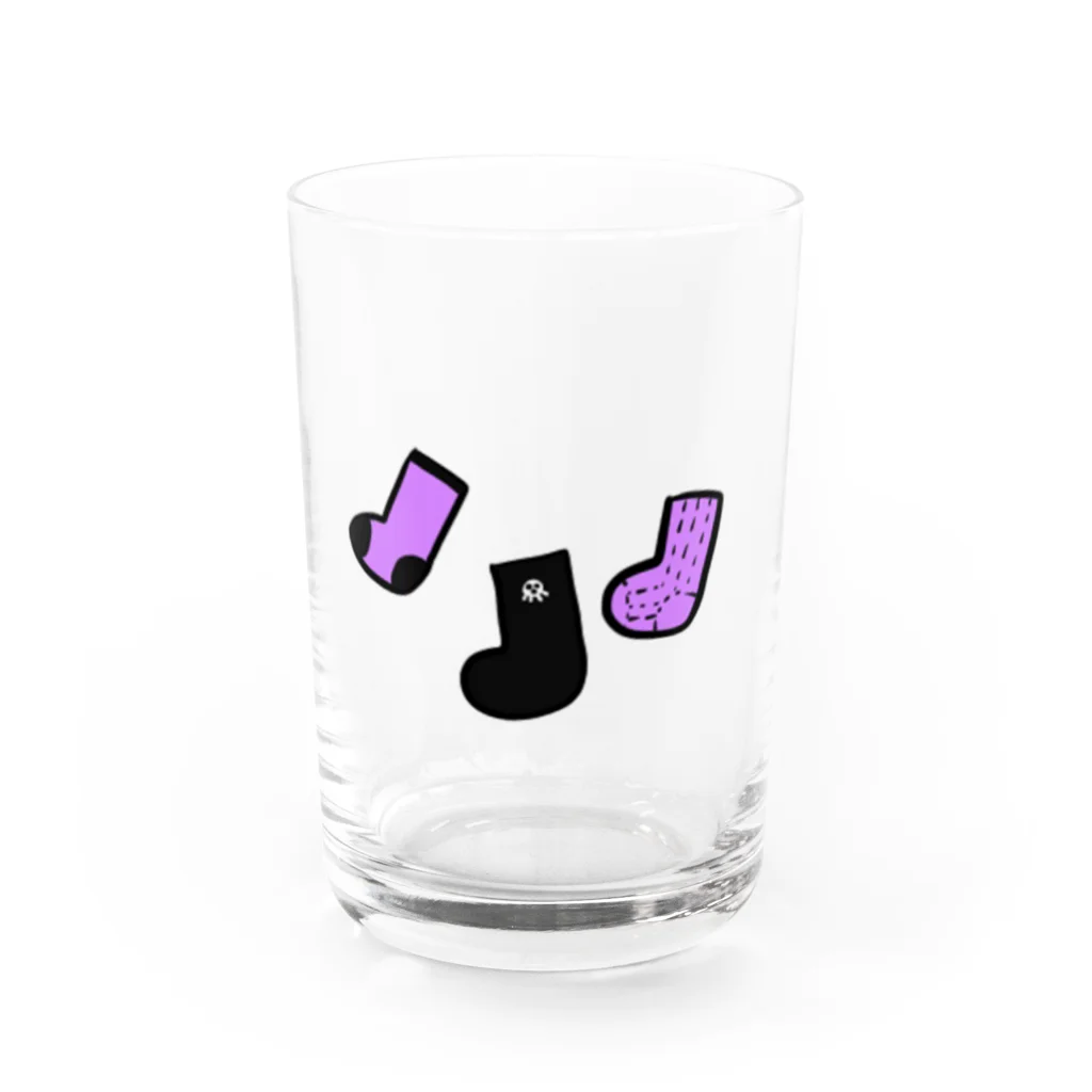 もいたすのくつしたくん Water Glass :front