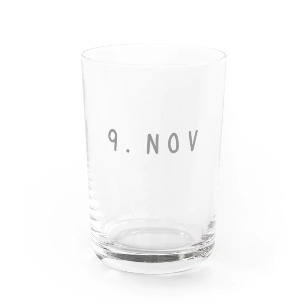 OKINAWA　LOVER　のバースデー［9.NOV］ Water Glass :front