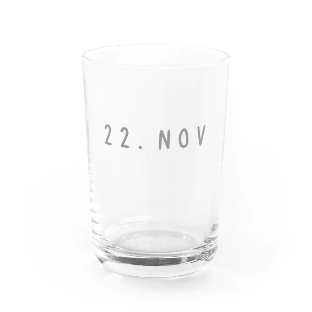 OKINAWA　LOVER　のバースデー［22.NOV］ Water Glass :front