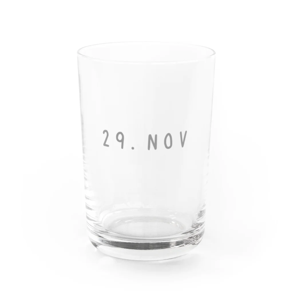 OKINAWA　LOVER　のバースデー［29.NOV］ Water Glass :front