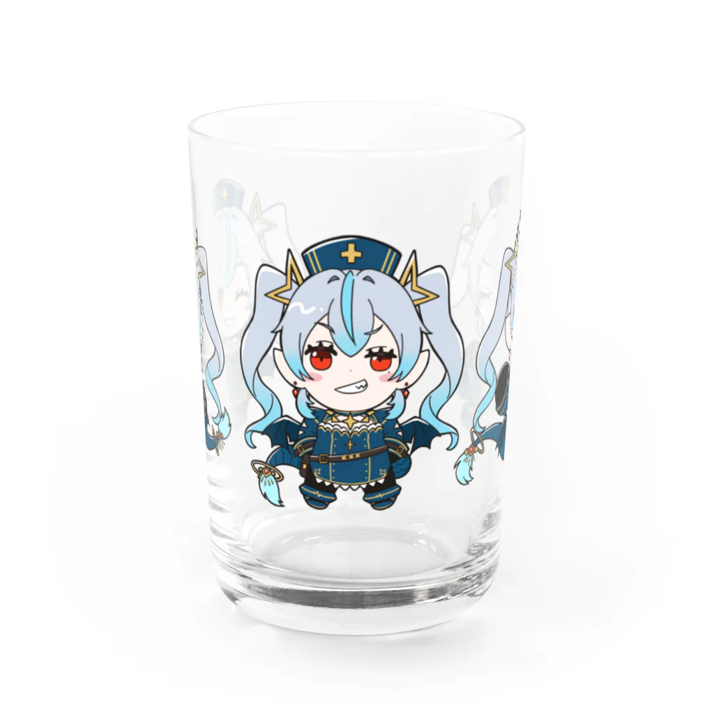 吸血鬼とドラゴンとナースのお店の紅桃あるとSD Water Glass :front