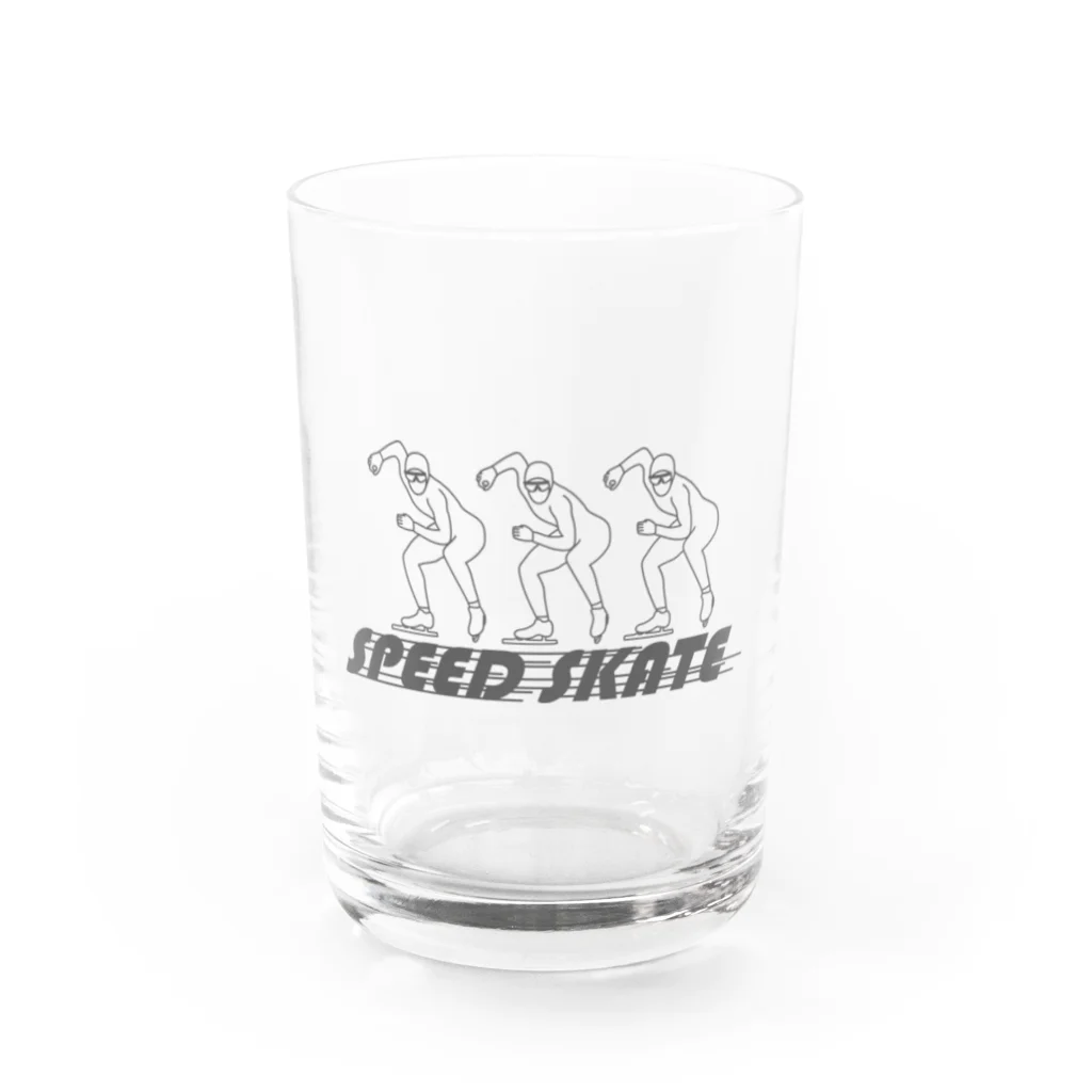 Atco.のスピードスケート Water Glass :front