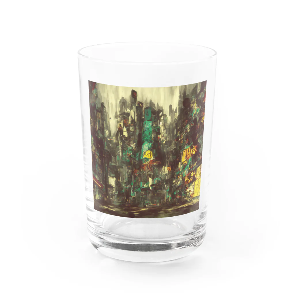 TakashiSのFuture city Water Glass :front