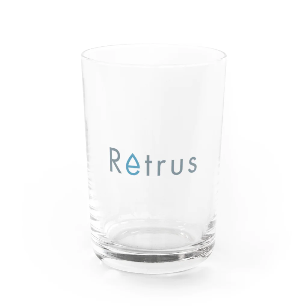 expoのretrus Water Glass :front