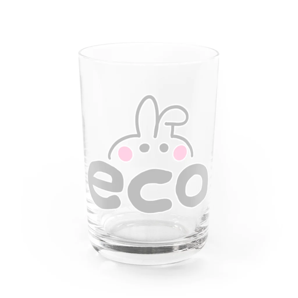 アート宇都宮(ARTUTSUNOMIYA)のecoを考えるウサギ Water Glass :front