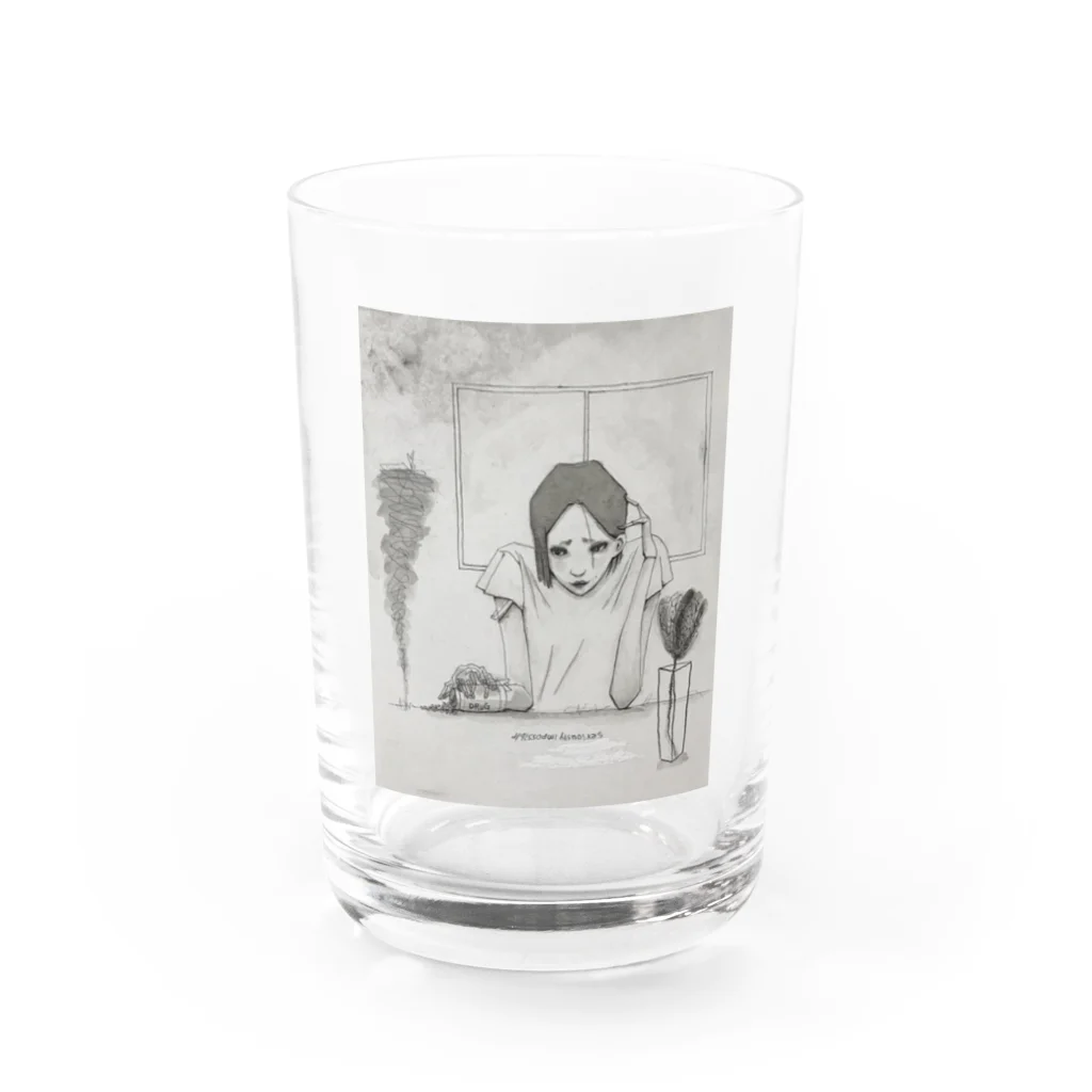 buchinecoの気圧病 Water Glass :front