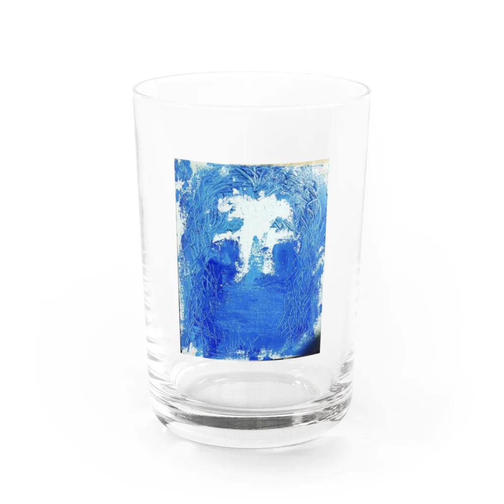 民　三角　（たみ　みかど）の花の専門店の彼女 Water Glass :front