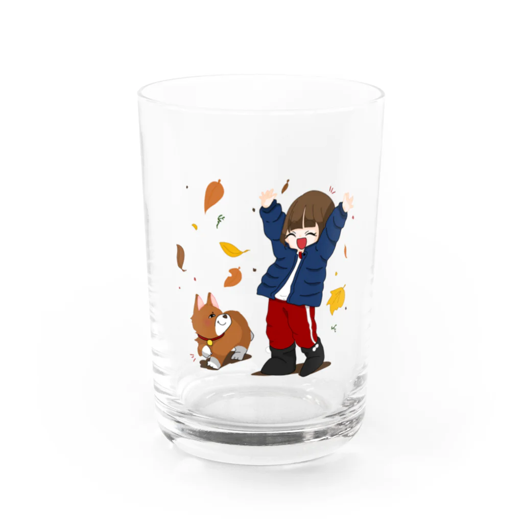 みーすけの愛犬と公園デート Water Glass :front