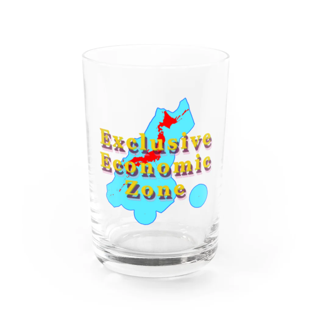 はるのまちのExclusive Economic Zone Water Glass :front