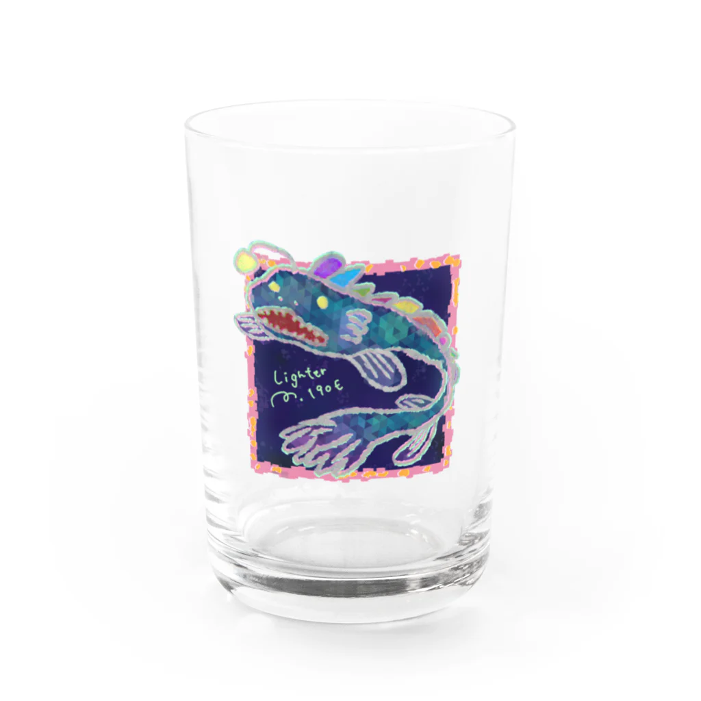 Lighter190Eの小玉画伯のイルジュラちゃんグラス Water Glass :front