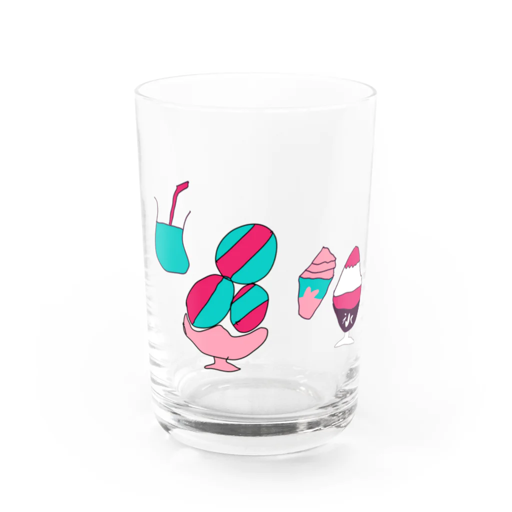 FRUITS CHOPPERのスイーツ天国 Water Glass :front