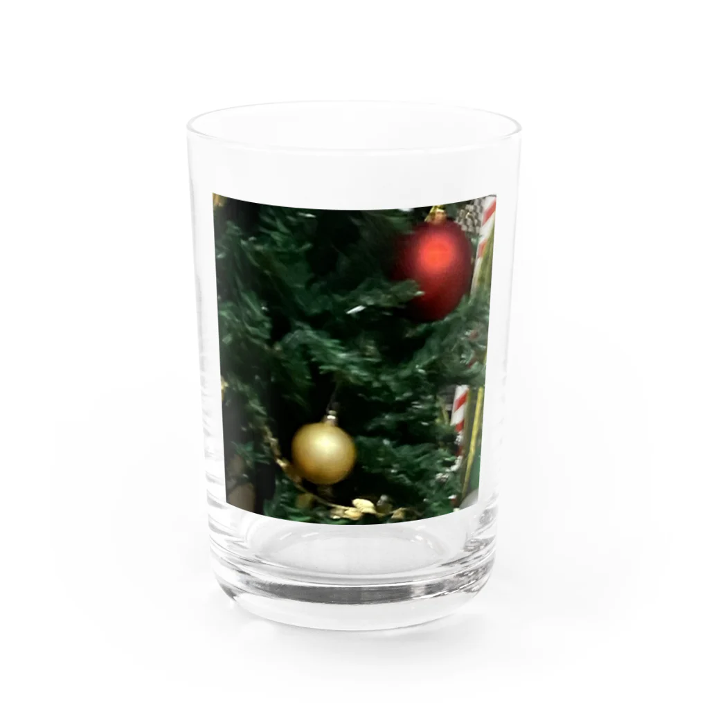 🅿️の待ち遠しいクリスマス Water Glass :front