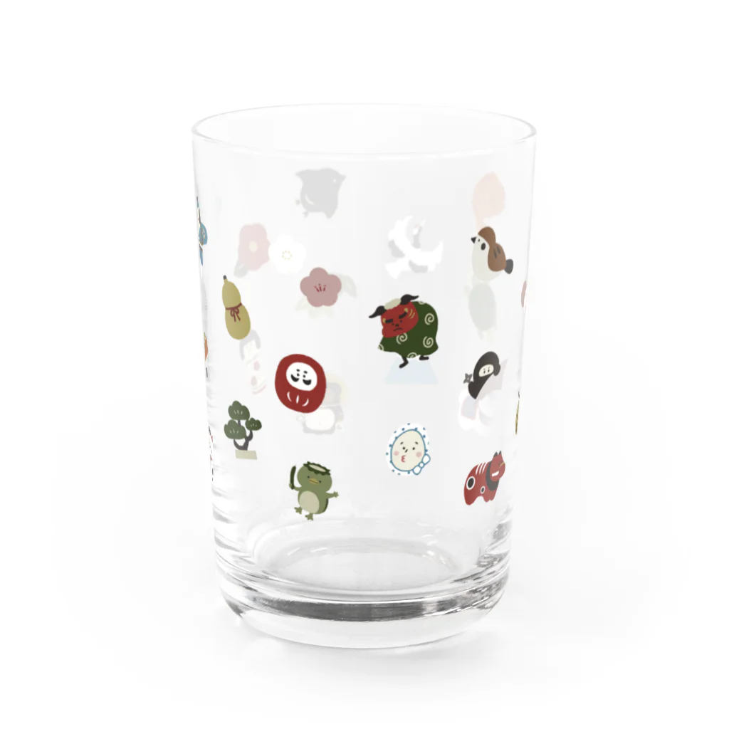 継続支援プラスタの和柄 Water Glass :front