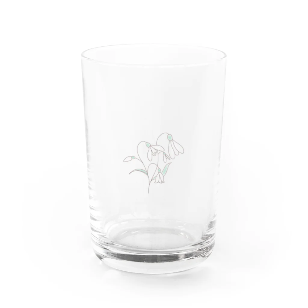 TOMEのスノードロップ Water Glass :front