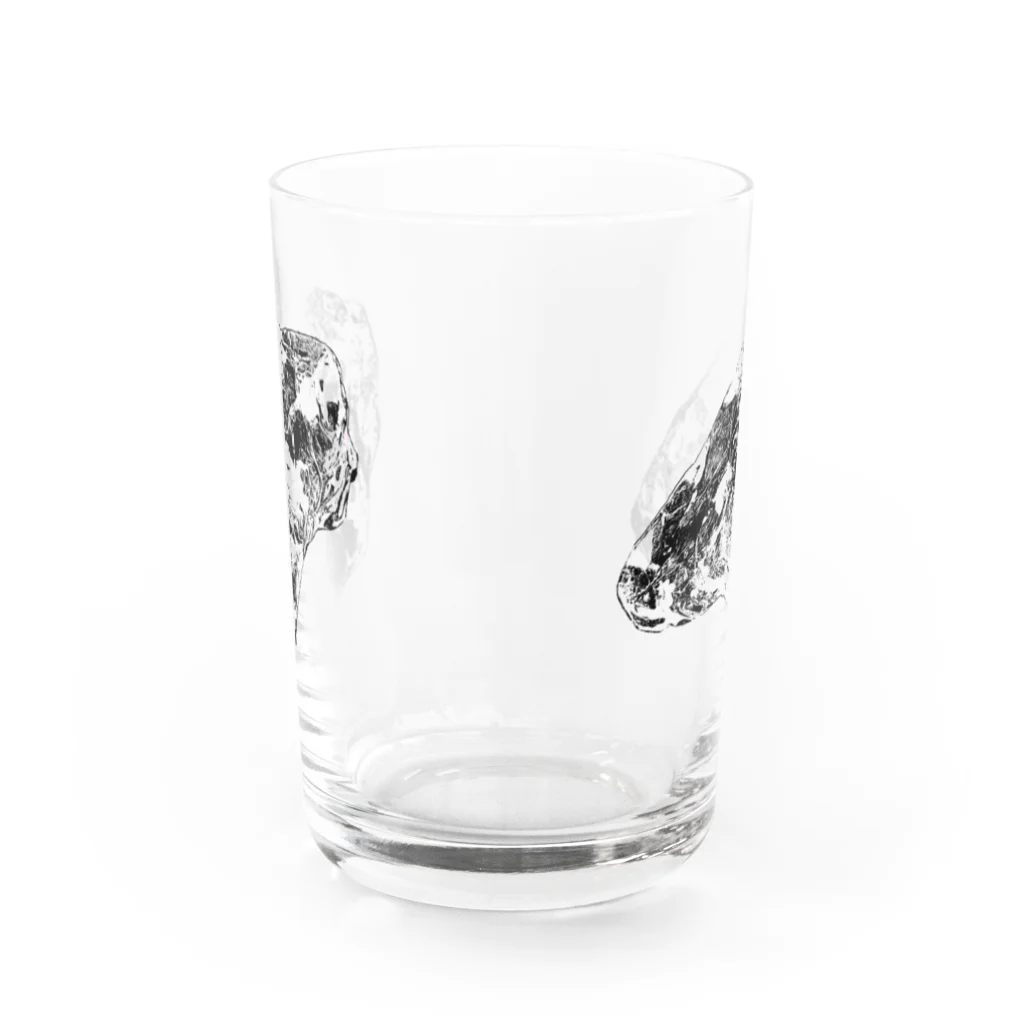 ヤマノエトウコの透明な鉱物B_透過 Water Glass :front